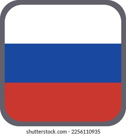 Russia national flag  vector Illustration material