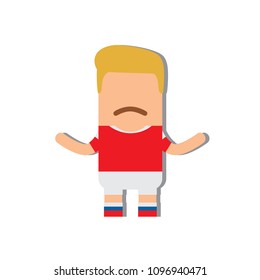 Russia national football team icon, vector illustration design. 