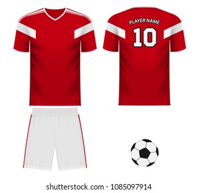 Russia national soccer team shirt in generic country colors for fan apparel