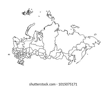 Ancient Russia Map Old Paper Background Stock Vector (Royalty Free ...