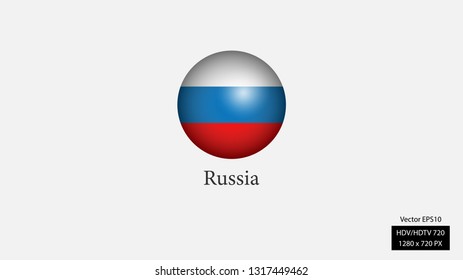 Russia spherical national team logo.