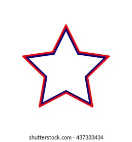 Russia star icon Vector