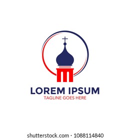 russia theme logo. icon. vector illustration