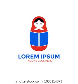 russia theme logo. icon. vector illustration