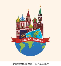 Russia travel concept