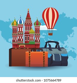 Russia travel concept