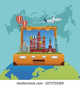Russia travel poster