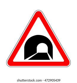 Russia Tunnel Ahead Sign