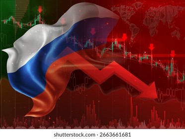 Rusia y el Vector 3D marcan una tendencia a la baja en el intercambio financiero