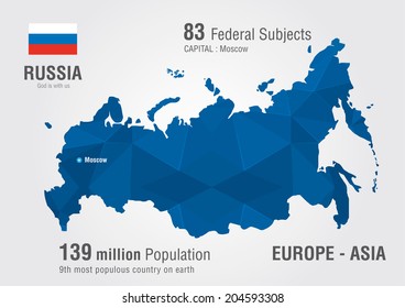 1,066 Pixel map russia Images, Stock Photos & Vectors | Shutterstock