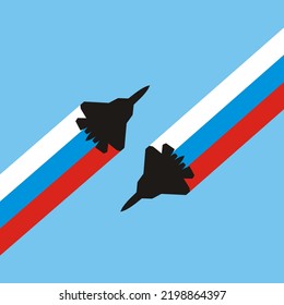 Russian Air Force Vector, Simple Illustration Of Russian Air Force For Use Of Anything Good About Air Force In Russia.