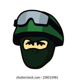 Russian army close-up
