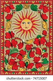Postal de arte ruso