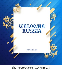 russian background place for text