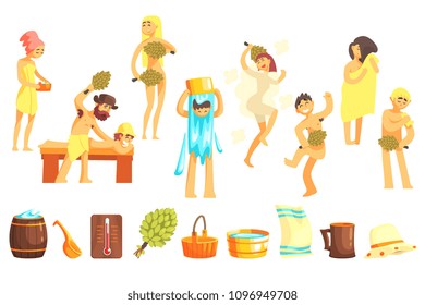 Russian Bathhouse Inventory Set