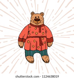 Running Bear para hombre Corbata