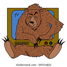 Russian bearish TV. television channel.
