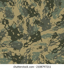 Russian berezka soviet union KGB Frontier border guard camouflage stripes pattern military background suitable for print cloth