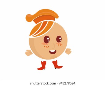 Russian Character "Kolobok"