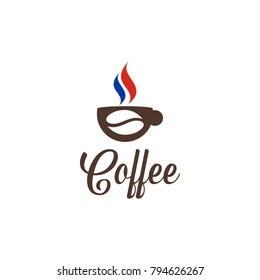 Russian coffee vector icon