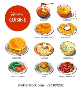 Russian Cuisine Traditional Food Dishes