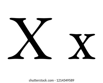 Russian Cyrillic Alphabet Letter H