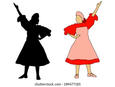 Russian Dance Silhouette