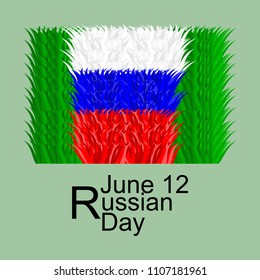 Russian Day Vector Illustration. Suitable for greeting card, poster and banner.