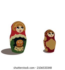 russian doll matryoshka with other 