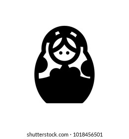 russian doll vector icon