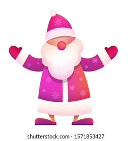 Russian embracing Father Frost 