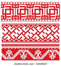 russian embroidery old texture