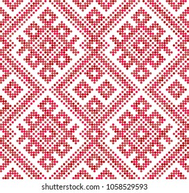 Russian ethnic ornament.