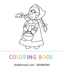 Russian fairy tale coloring page