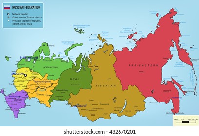 9,160 Map of russian federation Images, Stock Photos & Vectors ...