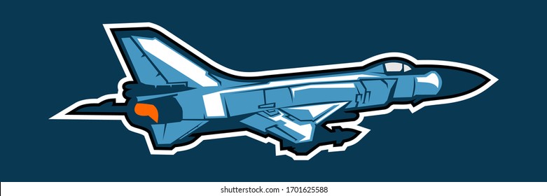 Russian fighter jet icon vector illustration 