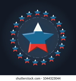 Russian flag design