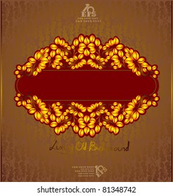 russian folk luxury background