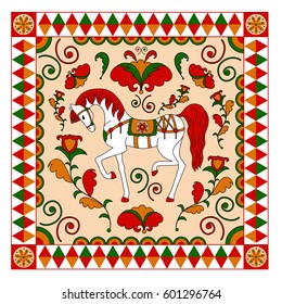 Russian folk ornament