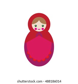 Russian girl - vector illustrator