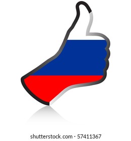 russian hand giving ok