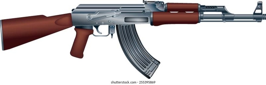 Russian Kalashnikov Assault Rifle