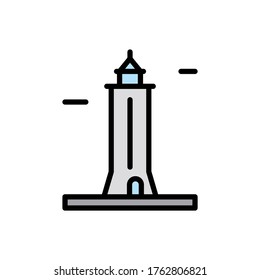Russian, lighthouse icon. Simple color with outline vector elements of pharos icons for ui and ux, website or mobile application