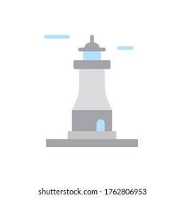 Russian, lighthouse icon. Simple color vector elements of pharos icons for ui and ux, website or mobile application