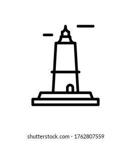 Russian, lighthouse icon. Simple line, outline vector elements of pharos icons for ui and ux, website or mobile application
