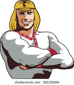 The russian man