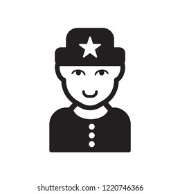 Russian man face icon. Trendy Russian man face logo concept on white background from People collection. Suitable for use on web apps, mobile apps and print media.