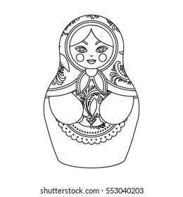 886 Russian doll outline Images, Stock Photos & Vectors | Shutterstock