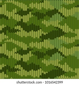 Russian national holiday on 23 February. Gift card for men. Knitted huckie patterns. Vector illustration. Embroidery for fashion textile and fabric in Russian.