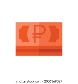 Russian Ruble Flat Icon Logo Illustration Vector Isolated. Money, Bank, and Banknote Icon-Set. Suitable for Web Design, Logo, App, and Upscale Your Business.